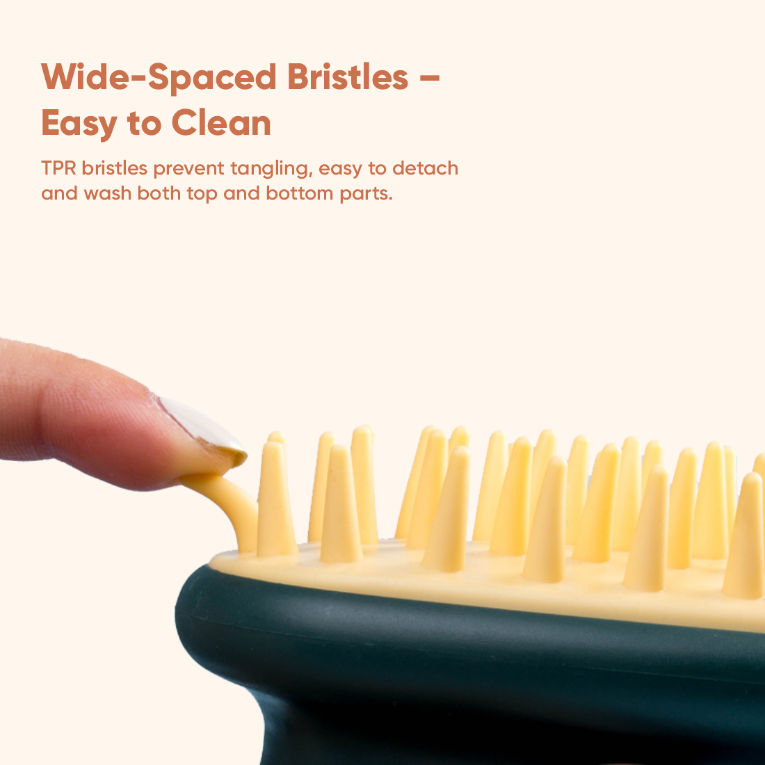 Masajeador de cuero cabelludo de ducha