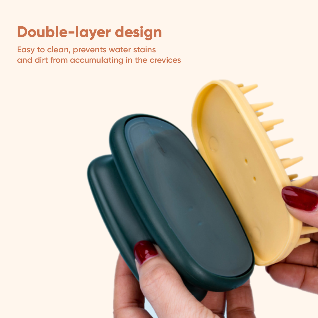 Masajeador de cuero cabelludo de ducha