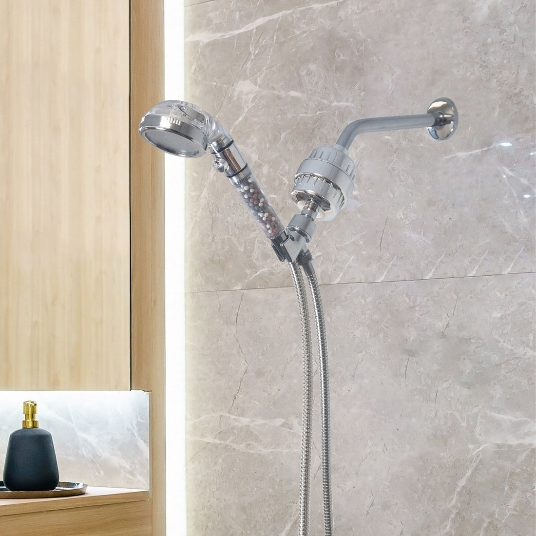 Kit de ducha completo Ionic Showerhead 2.0