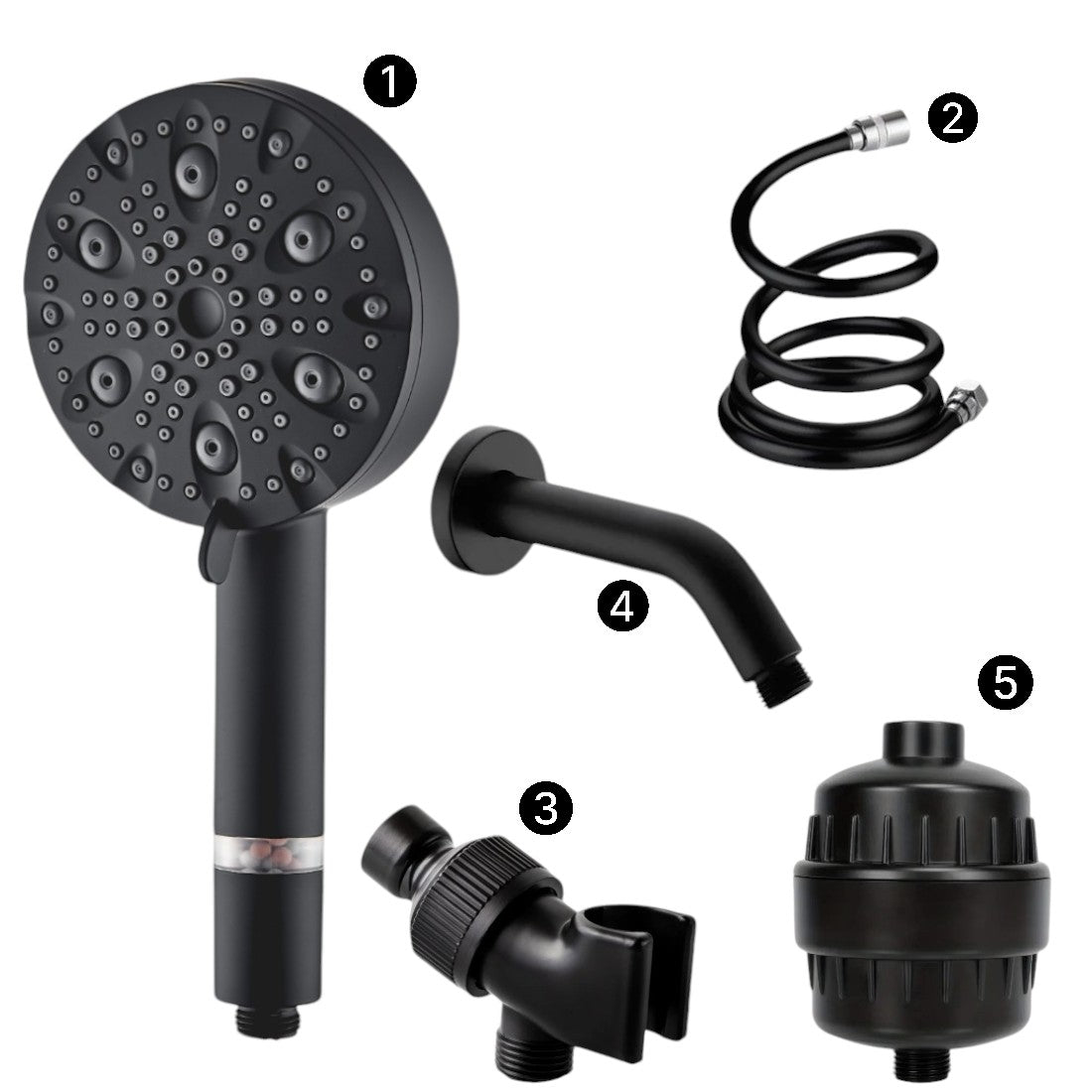 MineralStream Luxe 9 Mode High Press Shower -ducha (filtrado)