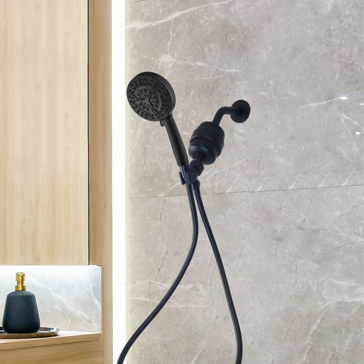 MineralStream Luxe 10 Modo Ducha de ducha de alta presión (filtrado)
