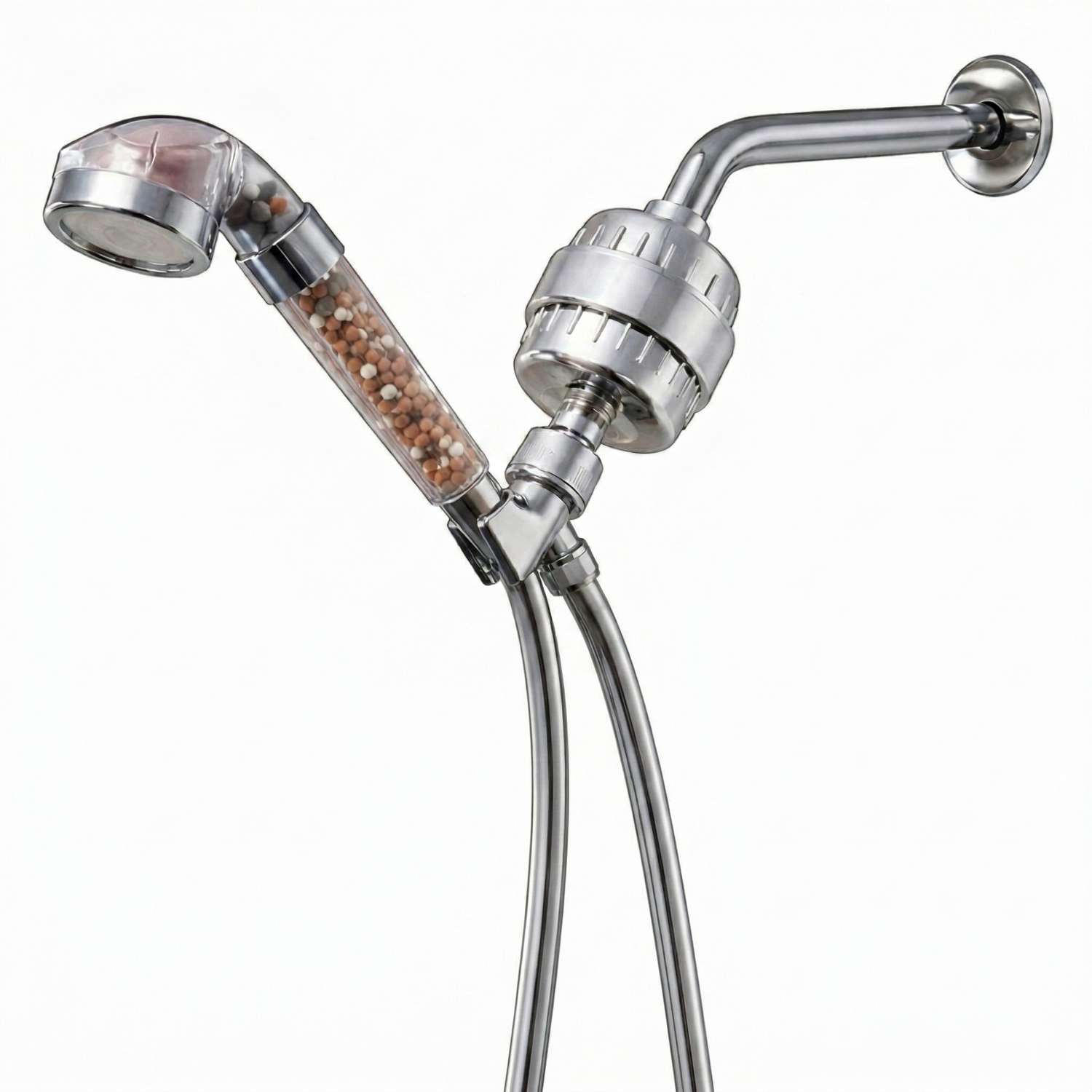 MineralStream™ Alcachofa de ducha LED iónica