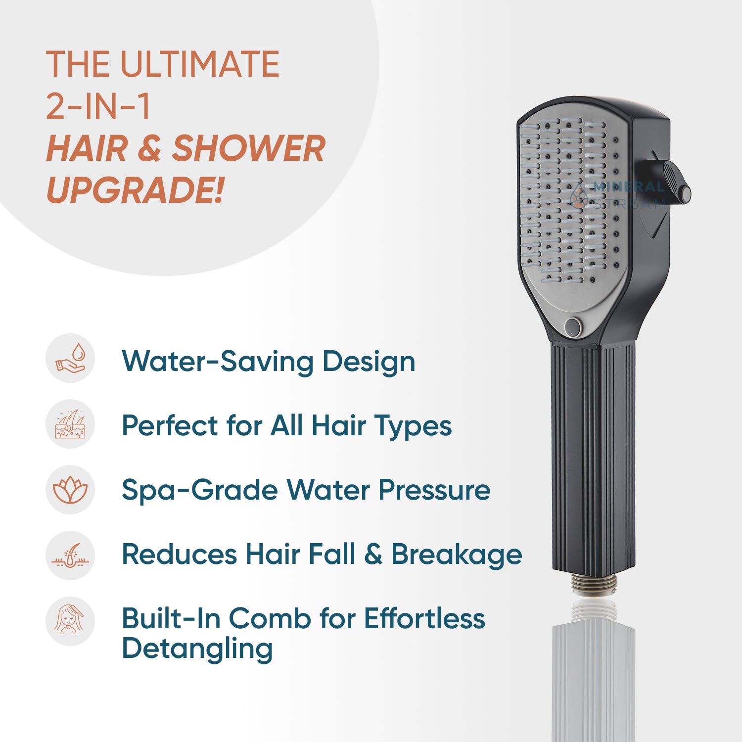 Mineralstream Detangler Beint Ducha de ducha