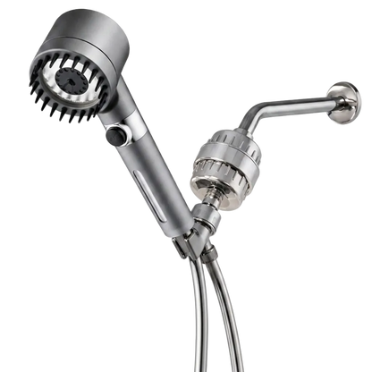 Ultimate Shower Massage Shower Head Complete Shower Kit
