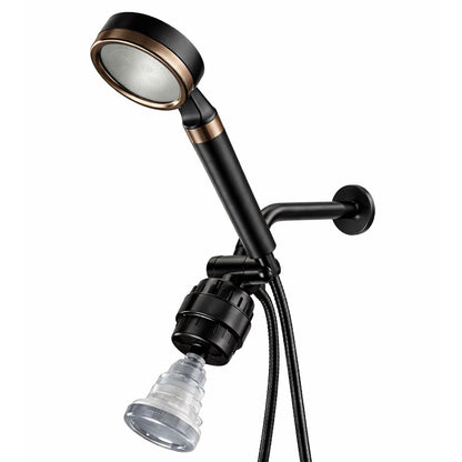 MineralStream™ BLACK - Sistema de ducha doble con vitamina C